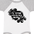 thumbnail image 4 of Inktastic Future Monster Truck Driver Boys or Girls Baby Bodysuit, 4 of 5