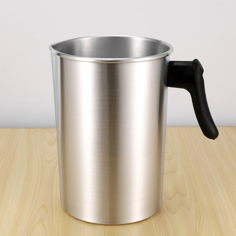 4 Pounds Candle Making Pouring Pot, Aluminum Construction Candle Making  Pitcher Dripless Pouring Spout Wax Melting Pot