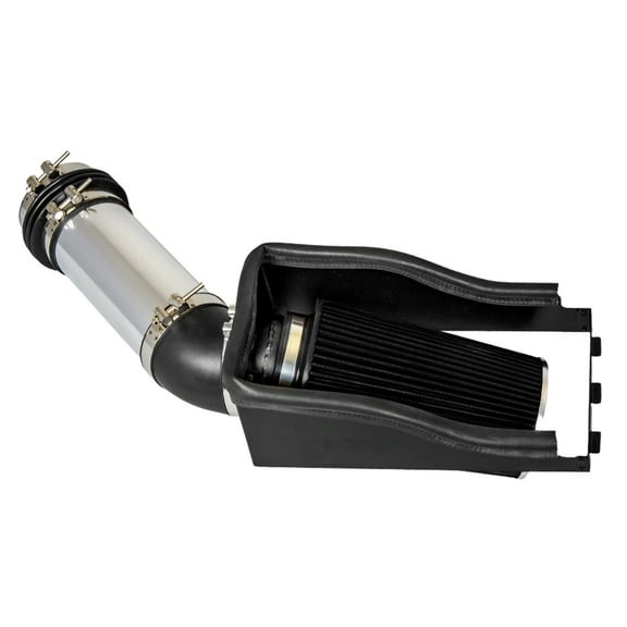 Cold Air Intake System with Heat Shield Kit   Filter Combo BLACK Compatible For 99.5-03 Ford F250 / Ford F350 / Ford Excursion Super Duty 7.3L Turbo Diesel