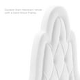thumbnail image 5 of Modway Augustine Tufted Performance Velvet Twin Headboard in White, 5 of 8