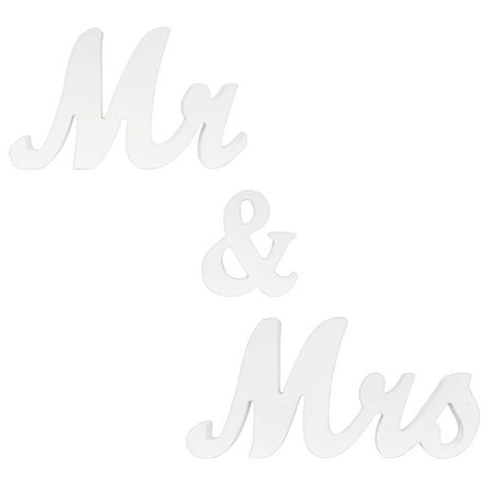 Other Decor - Wrapables? Mr & Mrs Vintage Wooden Letter Sign DIY D?cor Wedding Decoration