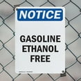 thumbnail image 5 of (2 Pack) Gasoline Ethanol Free OSHA Notice Sign 10 Inch X 14 Inch Plastic Sign, Weather Resistant, UV Protected for Workplace, Business, and Construction Site, Made in the USA, 5 of 8