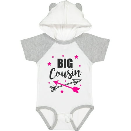 

Inktastic Big Cousin with Arrows and Stars Gift Baby Girl Bodysuit
