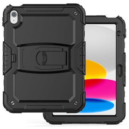 SaharaCase - Defence Series Case for Apple iPad 10.9" (10th Generation 2022) - Black