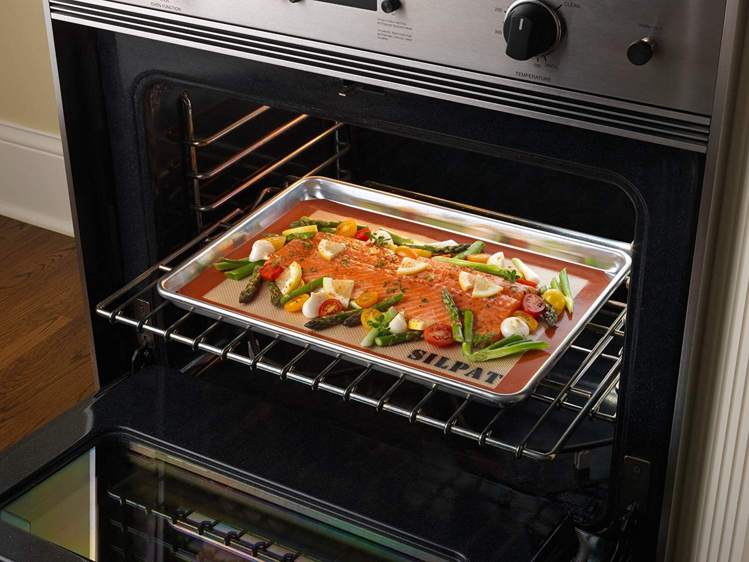 Silpat Non-Stick Silicone Commercial Size Baking Mat, 16.5-Inch by 24.5-Inch