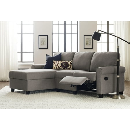 Serta - Copenhagen Fabric Reclining Sectional - Gray (Incomplete, Box 1 Of 2 Only)