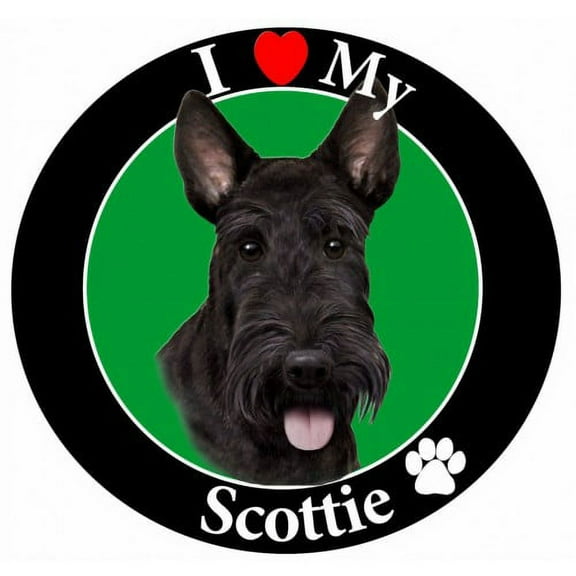 I Love My Scottie Magnet