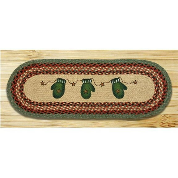 Earth Rugs 68-252CC Mittens Oval Runner