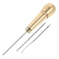 thumbnail image 6 of SKISUNO 1 Set Sewing Awl Copper Handle Awl Needle Kit For Professional Repairers Assorted Color Shoe Repair Tool, 6 of 8
