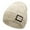 White, variant on Knitted Winter Hat For Men And Women With Lined Ears And Thickened Woolen Material For Outdoor Cycling Activities In Cold Weather