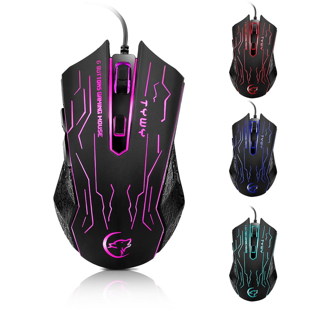 マウスまとめ売り HXSJ A869 Gaming Mouse - 3200 DPI, Ergonomic, and LED