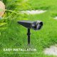 thumbnail image 5 of Lámpara solar con 4 LED para exteriores, ideal para decoración y seguridad en jardines, patios y terrazas. Fabricada en ABS resistente y con protección IP65, ofrece hasta 8 horas de iluminación, 5 of 6