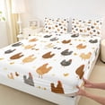 thumbnail image 3 of Homewish Kids Children Kawaii Chicken Full Size Sheets 4-Piece,Farmhouse Animal Breathable Bed Sheets,Cartoon Cute Lightweight Sheet Sets,Ultra Soft Home Decor, 3 of 7