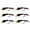 Style 12, variant on Lerpwige 6pcs Copper Head Pheasant Tail Fly Fishing Lures With Barbed Hook For Freshwater Or Saltwater