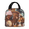 thumbnail image 1 of Disketp Animal Filled Noahs Ark Bolsa Térmica para Almuerzo para Hombre y Mujer, Ideal para Trabajo, Senderismo y Picnic, 1 of 8
