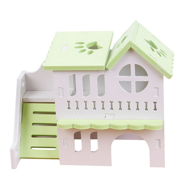 Hamster Cage House Double Layers Hamster Climbing House Hamster Plastic Hideout