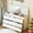 White-with mirrow, variant on Ktaxon 6 Drawer Double Dresser with Mirrow Wood Dresser Storage Cabinet Drawer Organizer Chest of Drawers, Black