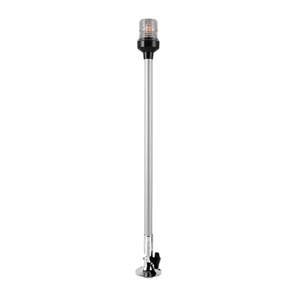 Luz de navegación marina Luz de popa para barco 12-24 V Iluminación resistente de 360 grados Luz de ancla , Longitud 600mm