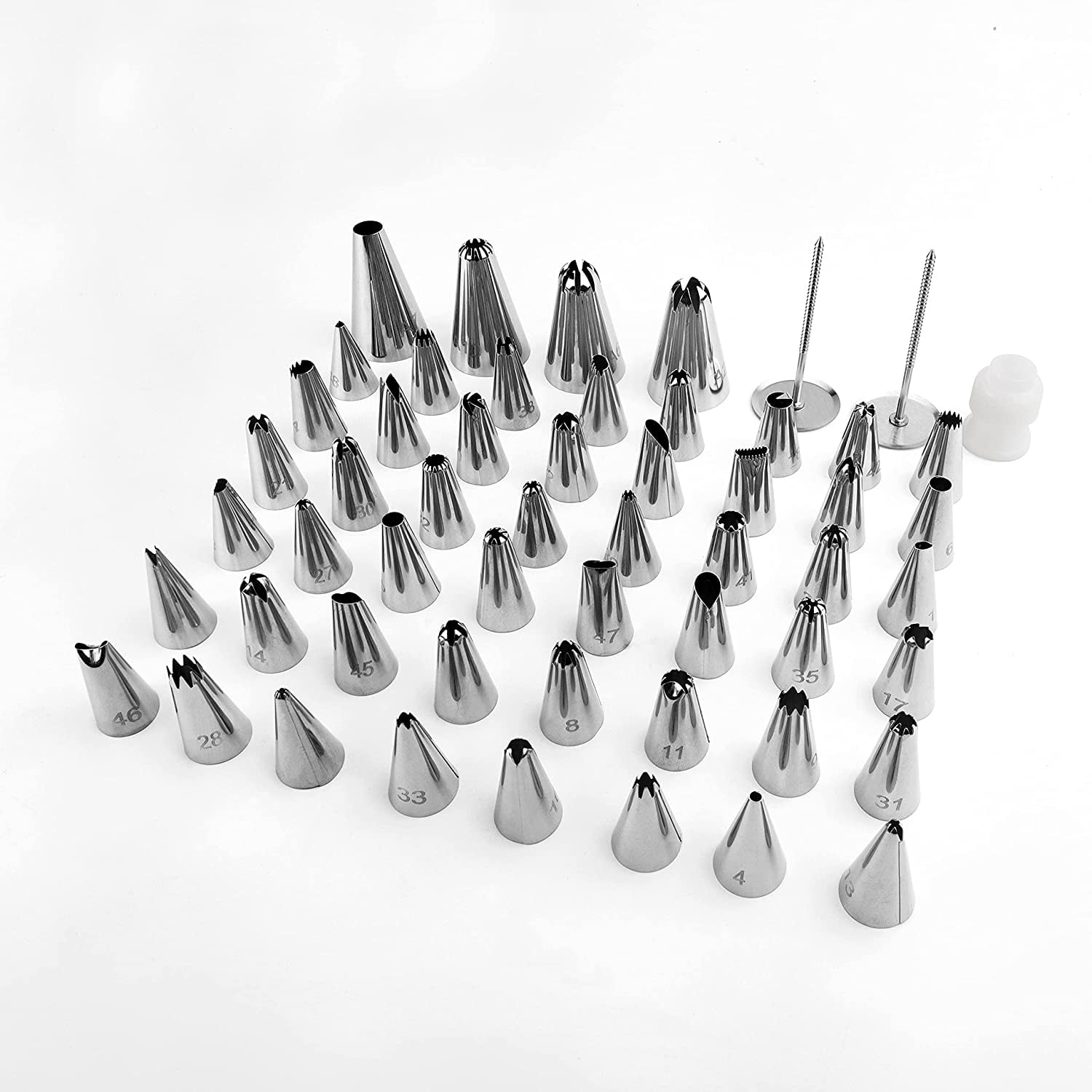 Cake Decorating kit for Beginners52 Numbered Icing Tips with Pattern