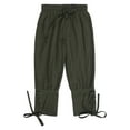 thumbnail image 1 of Pants for Women Solid Cute Casual Drawstring Elastic Waist Tapered, 1 of 5