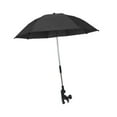 thumbnail image 3 of Sombrilla para cochecito de bebé, moderna y versátil, ideal para viajar, caminar por el césped. Negro, 3 of 8