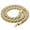 Champagne Gold / Golden, variant on ABPETE Stanchion Rope, 1.5m/5Ft Barrier Rope Twisted Post Ropes with Snap Hooks for Posts Stands Queue Divider Crowd Control of Hotel, Yellow Golden