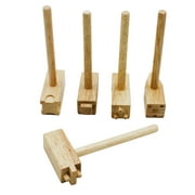 Wooden Clay Hammers, Pack of 5