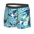 thumbnail image 5 of Goofa Flying Swallows Printed Men's Boxer Briefs Underwear, Moisture-Wicking Underwear, Trunk,Soft and Breathable Cotton Underwear-Medium, 5 of 9
