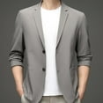 thumbnail image 6 of Suit Jacket Men Stylish Casual for Holidays Festivals Travel Gray XL, 6 of 9