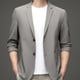 thumbnail image 5 of Chaqueta de traje para hombre, abrigos deportivos para s, traje para fiesta, oficina, festivales Gris L Yuyangstore chaqueta de traje, 5 of 8