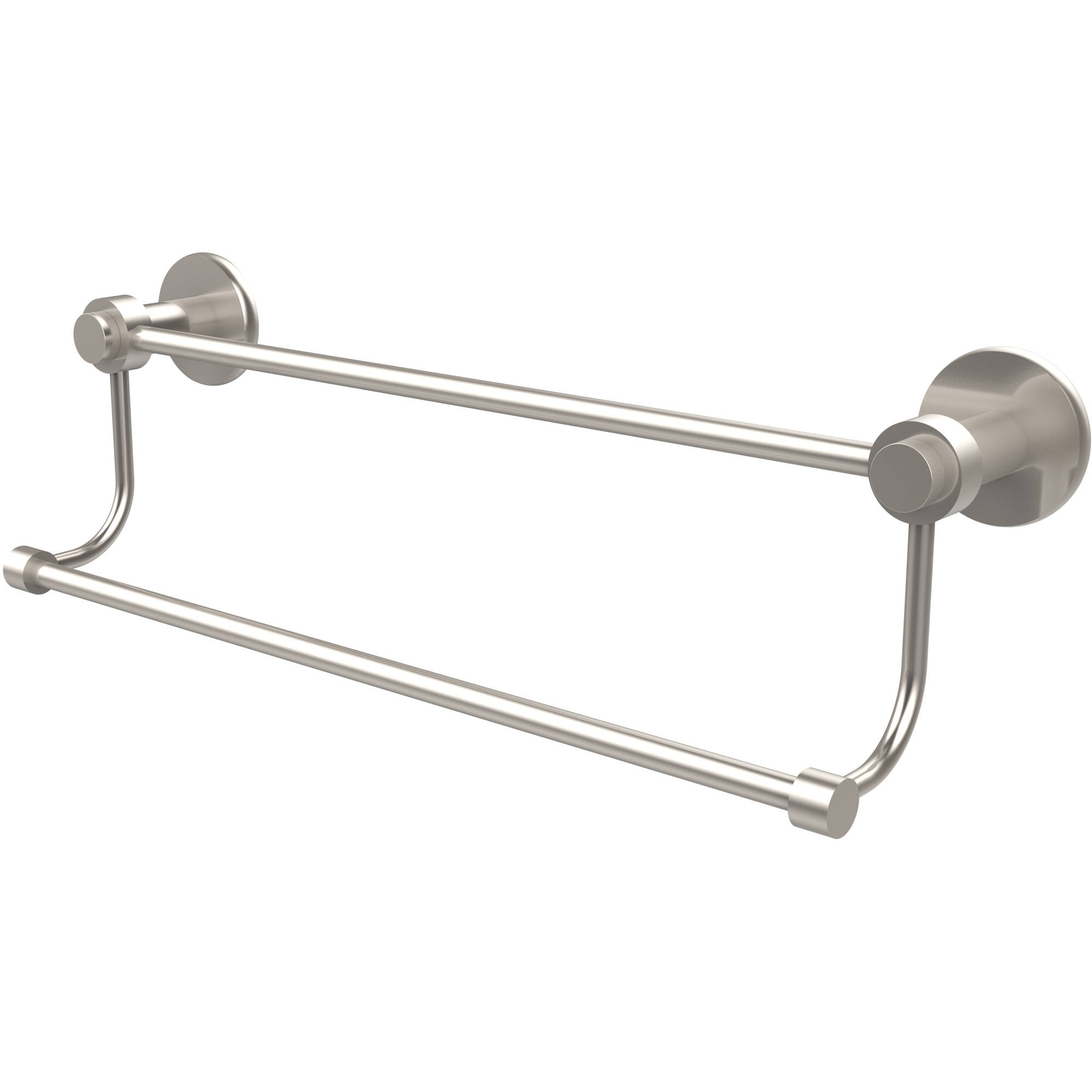 Mercury Collection 30-in Double Towel Bar in Satin Nickel