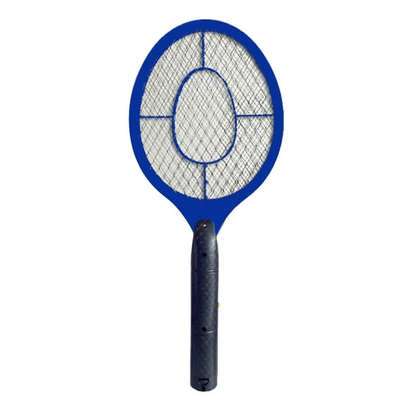 Bug Zapper Racket Electric Fly Swatter Handheld Battery Powered Zapper (Blue)