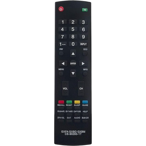 GXFA GXBD GXBM CS-90283-1T Replaced Remote fit for Sanyo LCD TV DP52848