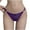 Purple, variant on Bigersell Woman Underwear Clearance Womens Briefs Underwear Cheeky Panty Style P-1498 Nylon Period Panties Lace Thong Briefs Mid Waist Women Cheeky Panties Wine One Size