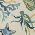 thumbnail image 3 of 3' x 5' Ivory or Blue Ocean UV Treated Area Rug, 3 of 4