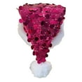 thumbnail image 7 of Tisuna Women Christmas Hats Sequin Print Stretchy Beanie Hat Fashion Soft Autumn Winter Ladies Santa Headwear Hot Pink, 7 of 7