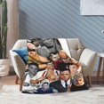 thumbnail image 4 of Blanket Channing Tatum Soft and Comfortable Wool Fleece Throw Blankets Gift for Home Decoration Sofa Office car Camping Yoga Travel Home Decoration Cozy Plush Beach, 4 of 5