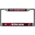 thumbnail image 1 of San Francisco 49ers Team License Plate Frame, 1 of 1