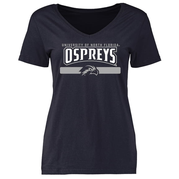 Women's Navy UNF Ospreys Team Strong T-Shirt