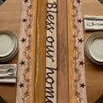 thumbnail image 5 of Table Runners 72 Inches Long Dress Scarves, Western Texas Star Vintage Farmhouse Kitchen Table Runner, Coffee Tablerunners, Retro Farmhouse Yellow Brown Wooden 16x72 Inch, 5 of 9