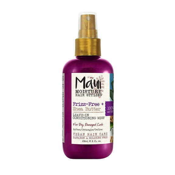 Maui Moisture Frizz Free   Shea Butter Hair Styling Leave-In Conditioning Mist, 8 fl oz