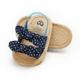 thumbnail image 3 of Summer Baby Girls Sandals Infants Anti-Slip Soft Soled Bownot Flats First Walkers, 3 of 7