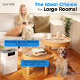 thumbnail image 2 of SereneLife HEPA Air Purifier for Home – Smart WiFi & App Control, Ultra-Quiet Air Purifier for Bedrooms & Large Rooms, Removes Dust, Pet Hair & Odors, Ideal for Pets & Allergies (1,076 Sq Ft, White), 2 of 7