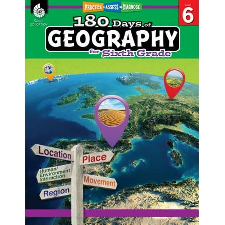 180 Days of Geography for Sixth Grade (Grade 6) : Practice, Assess,