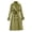 Army Green, variant on Women’s Double-Breasted Trench Coat, Mid-Length Belted Overcoat, Water-Resistant Windbreaker, 13 Colors, Sizes S–XXXL