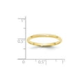 thumbnail image 3 of 10KY 2mm LTW Comfort Fit Band Size 11 in 10k Yellow Gold, 3 of 3