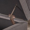 thumbnail image 3 of Heidi Fabric Grey Storage Ottoman, 3 of 7