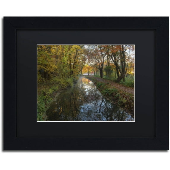 Trademark Fine Art 'Take me to the Pond' Canvas Art by Michael Blanchette Photography, Black Matte, Black Frame