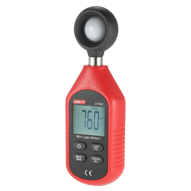 Uni T Ut383 Lcd Display Handheld Mini Digital Luminometer Photometer Luxmeter Light Meter 0 199999 Lux Walmart Com Walmart Com