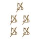 thumbnail image 2 of Kearding Broches Suéter Cardigan Chal Broche Bufanda Hebilla Sujetador Ceremonia Aniversario Cumpleaños Elegante Pin Joyería Tipo 4 Tipo 4 5Conjunto, 2 of 6